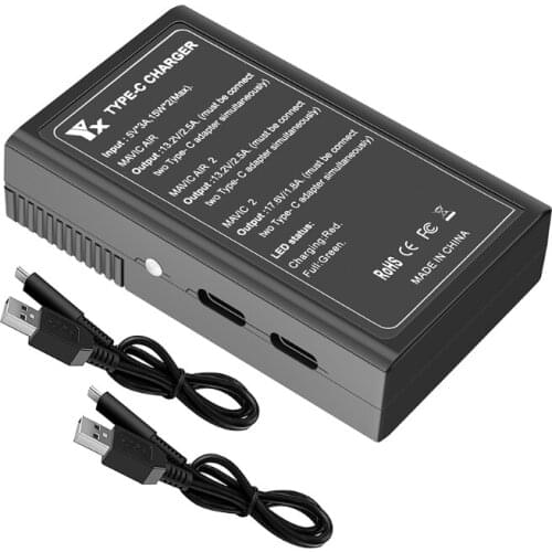 28EA Portable Charger FOR D-JI Mavic 2 Pro Zoom Drone QC3.0 Battery Charger Converter Battery Charging