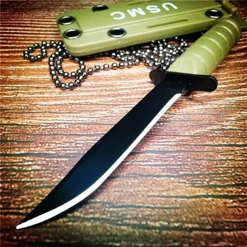 Stainless steel straight knife, 8CR13MOV fixed blade, hunting knife, fruit knife, sharp and safe, camping,survival tools