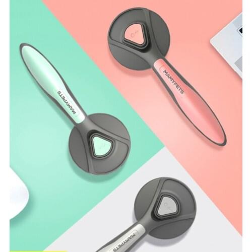 Cat comb de-floating hair combing brush dog hair removal cleaning long hair special pet kitty supplies, multicolor optional