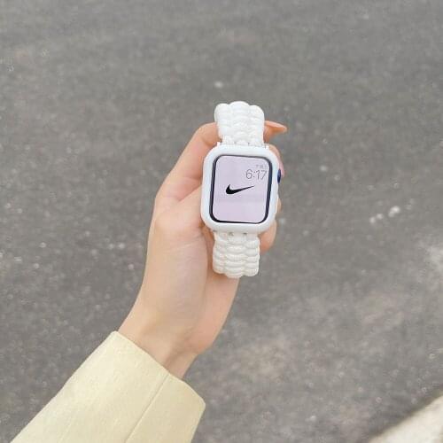 Outdoors Survival Rope Strap for Apple Watch 5 4 Band 44 Mm 40mm 42mm 38mm 44mm Stretchable for IWatch Bracelet Series 5 4 3