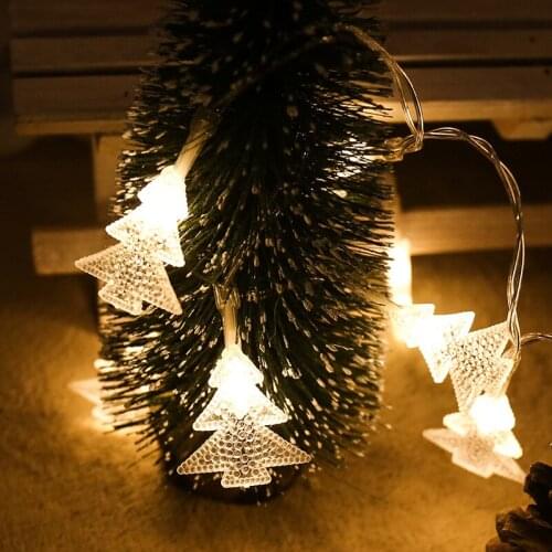 Christmas Decorations 10/20/40 Led Christmas Tree Garland Led String Lights Fairy Lights Decoration New years eve decorations