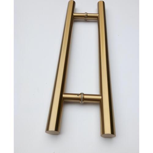Entrance Door Handle 38*600mm Stainless Steel Pull Handle,Ti-Gold Electroplate Handles,CE Standard HM80