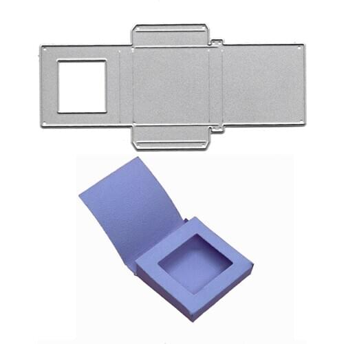 Box Dies New Scrapbooking Card Making Die Cut Album Decor Template Paper Craft Embossing Cutting Stencil Clear Stamp And Die