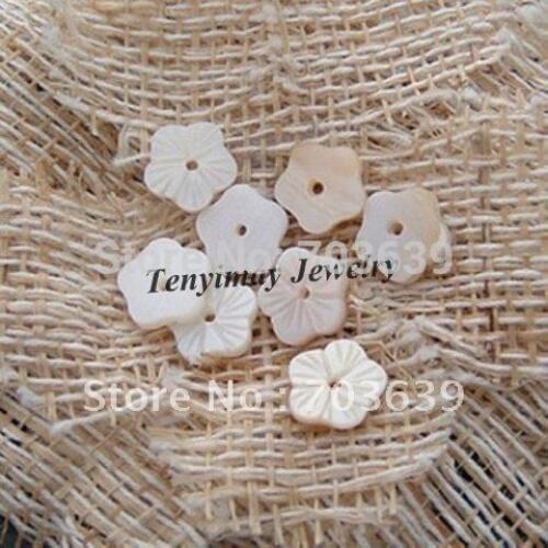 10mm Flower Shape Shell Pendants, Fashion Shell Charms For DIY Free Shipping(100pcs)