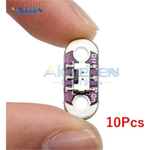 10Pcs/lot New LilyPad Slide Switch LilyPad Toggle Switch LilyPad Push Button Switch AYZ0202 For Arduino DIY Kit