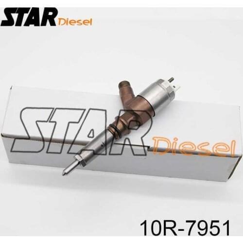 10R7951 Diesel Engine Injector 10R-7951 Common Rail Injector 10R 7951 (d18m01y13p4752) For tracked excavator 320D, 320D FM