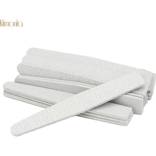 25pcs Nail Art Sanding Polishing Nail Files 100/180 UV Gel Polisher Buffers DIY Acrylic Sandpaper Buffing Blocks For Manicure