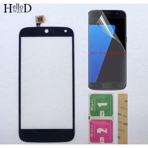 5.5'' Touch Screen Glass For Acer Liquid Z630 Touch Screen Digitizer Panel Front Glass 3m Glue + Protector Film