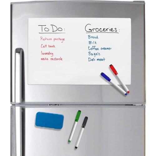 A3 Size Whiteboard Magnet fridge Magnetic Board for notes for Wall Calendar Message Drawing marker Wall stickers Plan de Travail