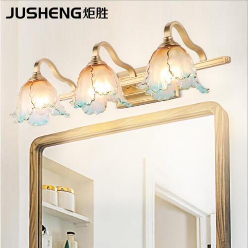 American bathroom led mirror headlight wall lamp bathroom lamp makeup lamp waterproof anti-fog toilet lamp