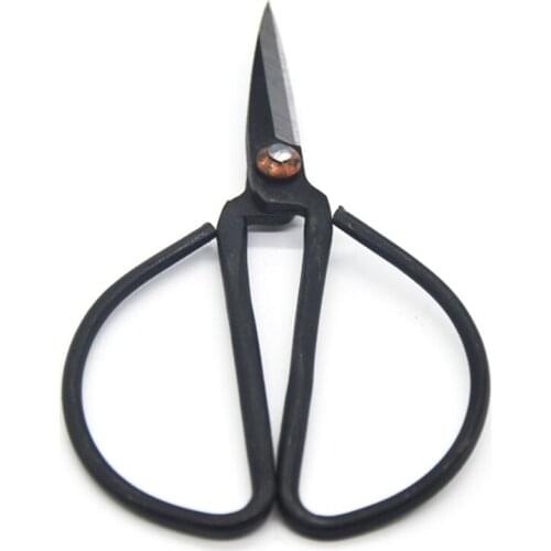 Free shipping 3 pcs lot wangwuquan 121mm forged carbon steel bonsai scissors household small mini scissor