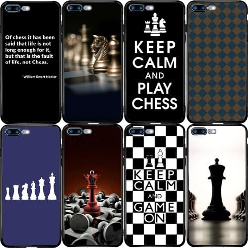 Cover Case for Samsung M10S M10 M31 A10E A10S A20S A30 A50S A21S A31 A41 A51 A71 Chess Pieces and Chess Board