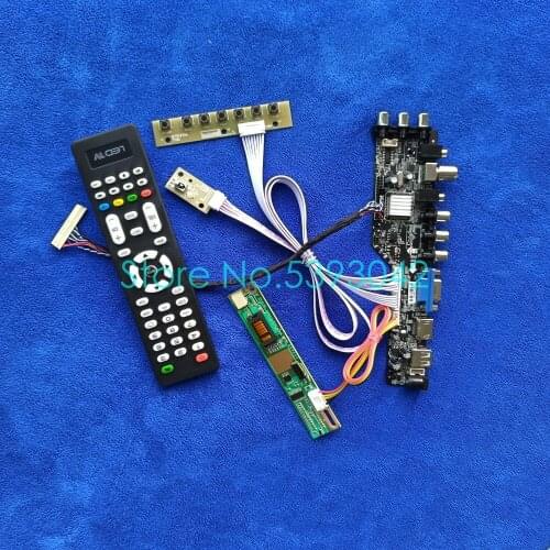 For B154EW04 V.0/V.1/V.2/V.3/V.4/V.5/V.6/V.7/V.8/V.9/V.B DVB 3663 digital 1CCFL 1280*800 USB+ LVDS 30Pin controller card kit