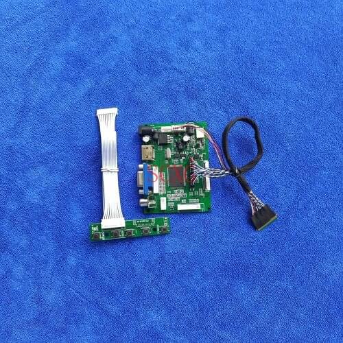 DIY Kit 60Hz WLED Fit LTN156HT01/N156HGE panel LCD monitor controller drive board LVDS 40 Pin VGA AV HDMI-compatible 1920*1080