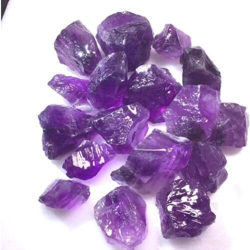 Beautiful natural amethyst bulk raw stone lrregular natural rock mineral specimen