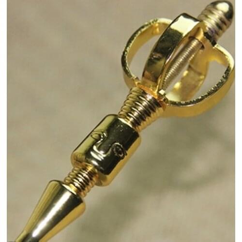 Brass Hand Bell Altar Star Triple Moon Ritual Brass Bells Wiccan Prop Ceremony Divination Astrology Tool Witchcraft