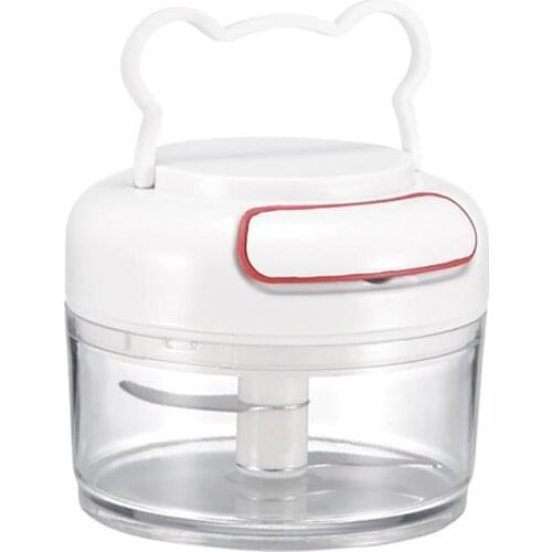 Mini Stainless Steel Garlic Cutter Food Processor Shredder Manual Meat Grinder Fruit Vegetavle Chopper Slicer Kitchen Tool