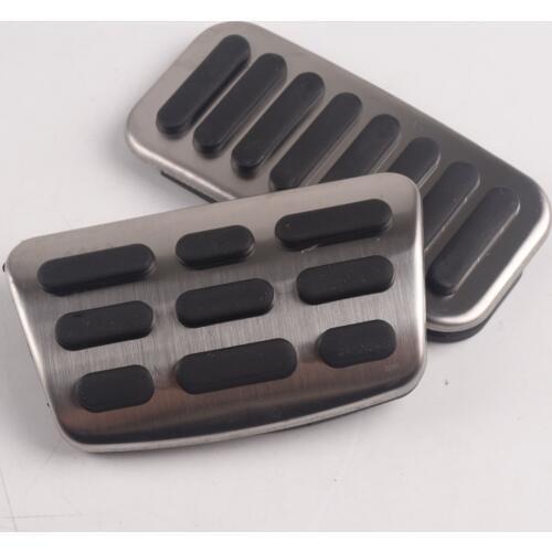 Gas Fuel Brake Pedal Pads Cover AT For Hyundai i30 IX35 For Kia KX7 KX5 Forte Car Styling