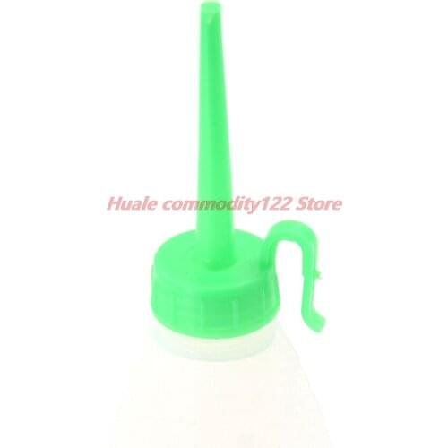 New 50ML 2pcs Empty Transparent Polyethylene Needle Dispensing Dispenser Bottle for Rosin Solder Flux Paste