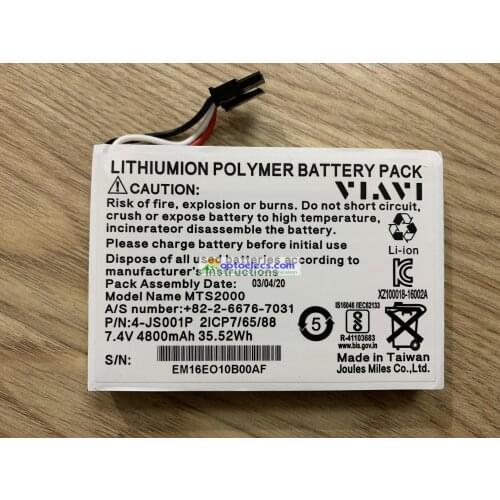 Original Battery Cells 636395 01WQ0037-03 4-JS001P Battery For Acterna JDSU MTS-2000 VIAVI SmartOTDR E126A E126B OTDR Battery