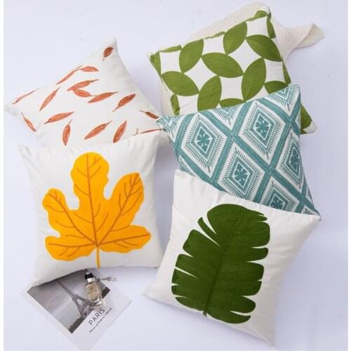 Simple And Elegant Linen Solid Color Plaid Pillowcase Home Living Room Sofa Lunch Break Cotton And Linen Pillow Cushion Cover