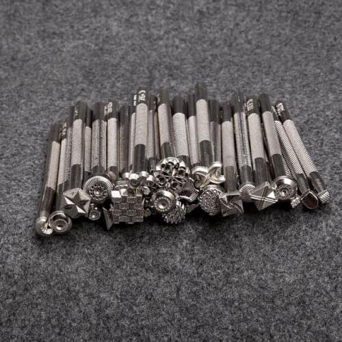 Leather Carving Printing Manual DIY Leather Alloy Printing Tools Special Printing Tools for Carving and Knocking Flowers LBS
