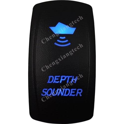 GPS Car Boat Blue Led Lasor 5 Pin Rocker Toggle Switch On Off 12v 24v Marine Grade for Carling Arb Narva 4x4