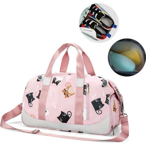 Dry Wet Gym Bags Nylon Training Shoulder Men Travel Bag Sac De Tas Women Sport Fitness Swim Yoga Gymtas Bag