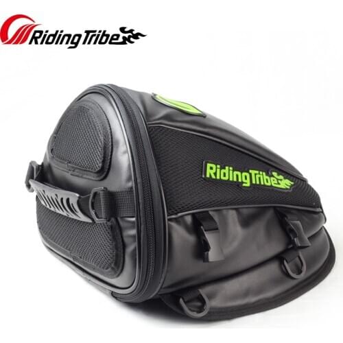 Riding Tribe Motorcycle Back Rear Seat Bag Universal Waterproof Motobike Tail bag Multifunction Travel Backpack Handbag G-XZ-017