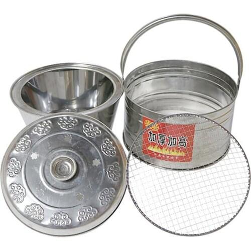 Outdoor Heating Stove Durable stainless steel Portable Fire Pit Burner Furnace for camping hiking heating boiling water cooking