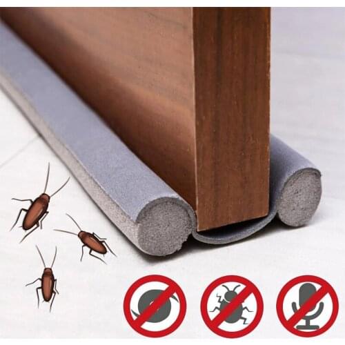 Door Bottoom Seal Strip Flexible Wind Noise Reduction Stopper Under Door Sealing Blocker Door Weatherstrip Noise Insulation
