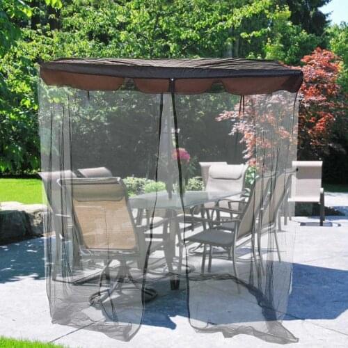 125X155 CM Outdoor Cooling Swing Seat Bug Cover Rectangular Breathable Net Garden Double Swing Chair Mosquito Prevention Net