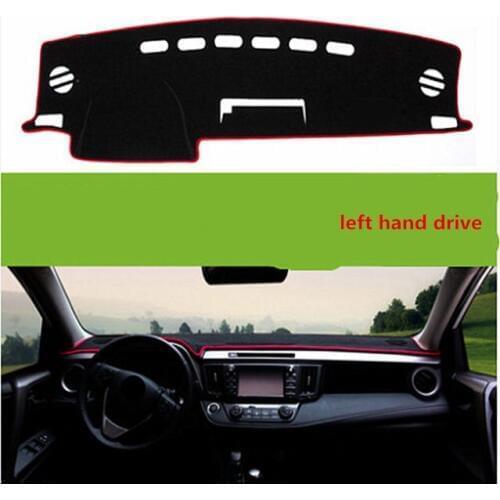 For Toyota RAV4 2016-2018 For Left-hand Drive 1PC Car Dashboard Mats Cover Sun Shade Dashboard Cover Capter Car Styling