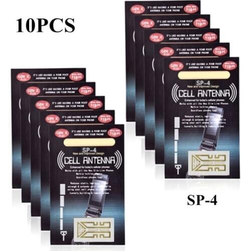 10PCS Cellphone Phone Signal Enhancement Antenna Booster Stickers For Mobile Dropshipping