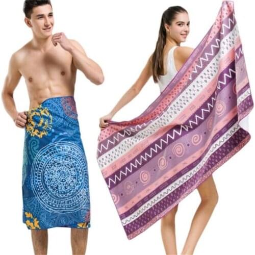 150*75CM Breathable Microfiber Swimming Towel Multipurpose Quick-Drying Bath Towel Soft Water-Absorbing Beach Towel