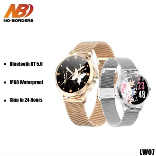 2020 LW07 Smart Watch Women 2.5D DIY Watch Face IP67 Waterproof Lady Smartwatch For Android IOS Phone Fitness Bracelet