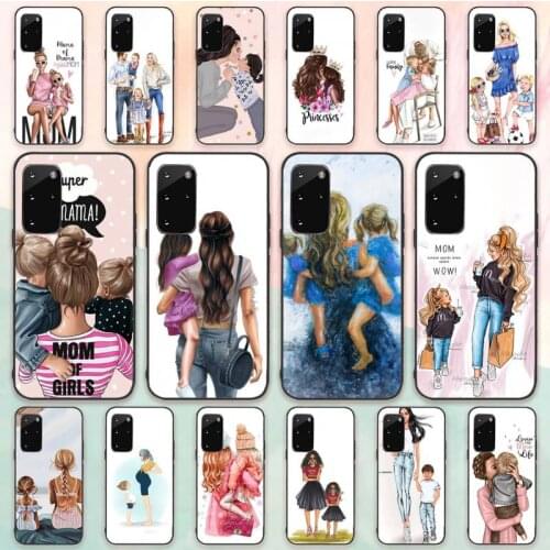 Super Mama Phone Case For Samsung S21 S30 Plus ultra 5G M11 A50 A51 A71 A20S