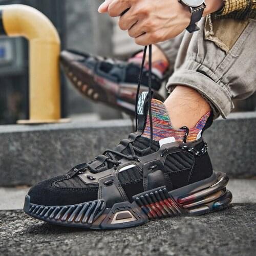 Fashion outdoor leisure sports mens shoes net red shoes basketball running sports trendy mens essential shoes