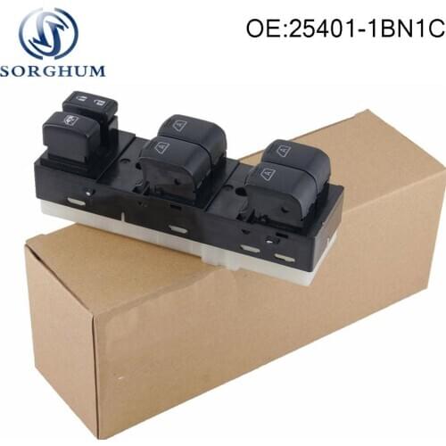 25401-1BN1C 254011BN1C Electric Power Master Window Switch For Nissan Infiniti FX35 CLS51