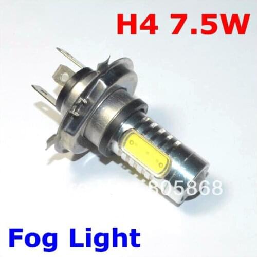 H4 7.5W Fog Light High Power Cars H4 LED Car Light Bulb Lamp Headlight White Led Bulb 12V Auto Parking Car Styling FREE SHIPPING