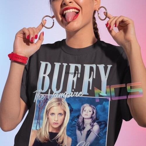 Buffy the Vampire Slayer Shirt Vintage Style Fan Art Christmas Gift Shirt Birthday Gift Shirt Thanksgiving Gift Design Retro