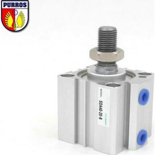 SDA100-B Compact Cylinder, Bore: 100mm, Stroke: 5/10/15/20/25/30mm