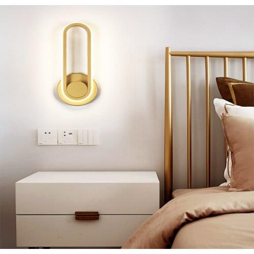 Nordic modern bedroom bedside wall lamp living room LED lamp aisle corridor lamp ceiling lamp LED wall lamp factory direct