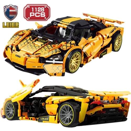 Technical Expert Super Racing Car Building Block Creator Sports Car Model Kits Bricks Construction Toys for Boys Birthday Gifts