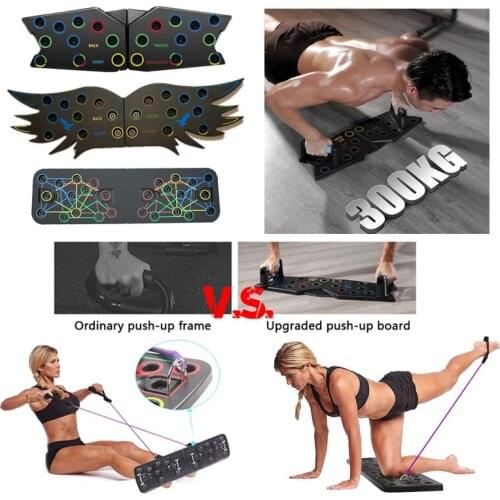 Gym Home Fitness Push Up Board, Customized Logo Foldable Chest Exercise Plate Set, Abdominal Muscle Training Equipment