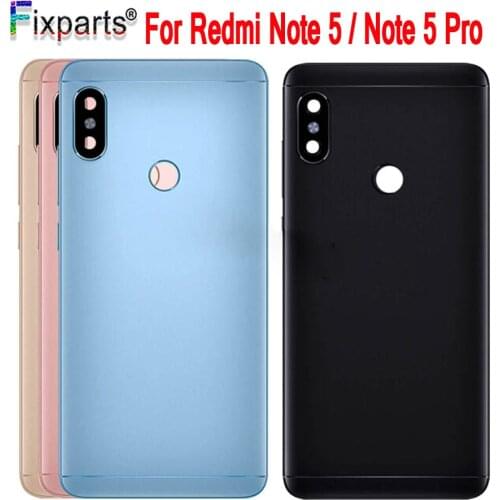 For Xiaomi Redmi note 5 pro Battery Back Cover Housing Door Case Replacement For Xiaomi Redmi note 5 pro Battery Cover+Lens