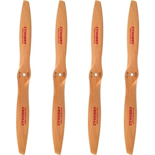 1pc 13*6 Wooden Propeller CW or CCW Tracter Pusher Prop For Fixed Wing RC Airplane Model Aircraft Zyhobby