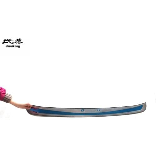 1pc Stainless Steel back rear trunk Sill Scuff Plate Protection pedal for 2020 VW Volkswagen Golf 8 MK8