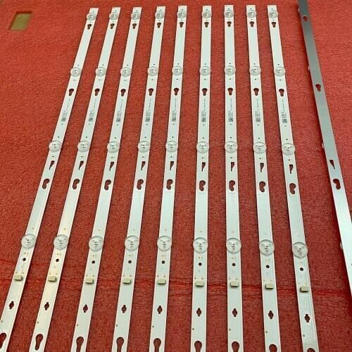 30pcs/lot LED backlight strip for L43M5-5ASP LT-43T510F LVF430LGDX 4C-LB430T-HRC XR3 JFA JL.D43071330-004AS-M_V01
