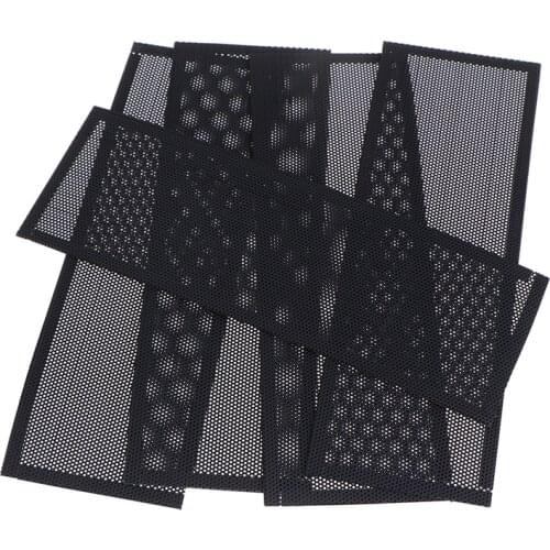 Shield Back Plate Chassis Bracket of Motherboard Universal DIY Shield backplane PVC PVC Dust Filter For Computer Chassis 5Pcs